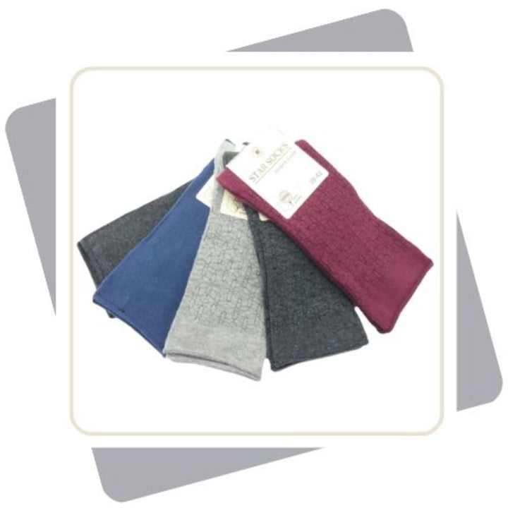 Damen Baumwollsocken mit Rollrand / 5 Paar