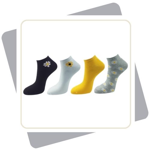 Damen Sneakersocken  / 4 Paar