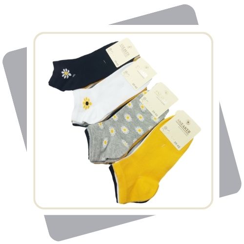 Damen Sneakersocken  / 4 Paar