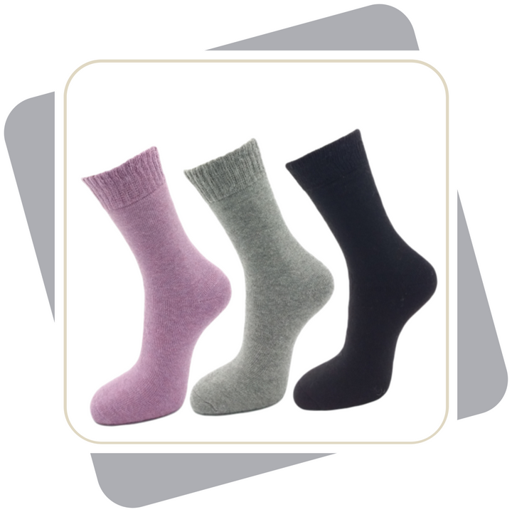 Damensocken mit Alpaka, dicke Qualität, extra soft /3 Paar