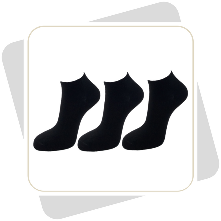 Herren Bambus Sneakersocken / 3 Paar