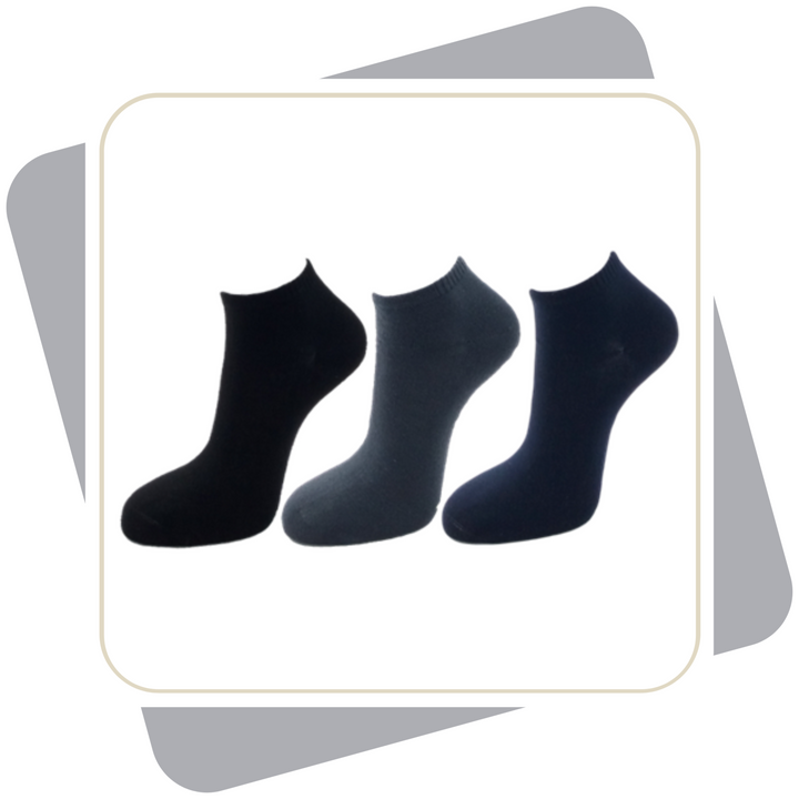 Herren Bambus Sneakersocken / 3 Paar