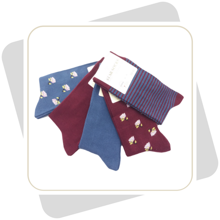 Damen Baumwollsocken / 5 Paar