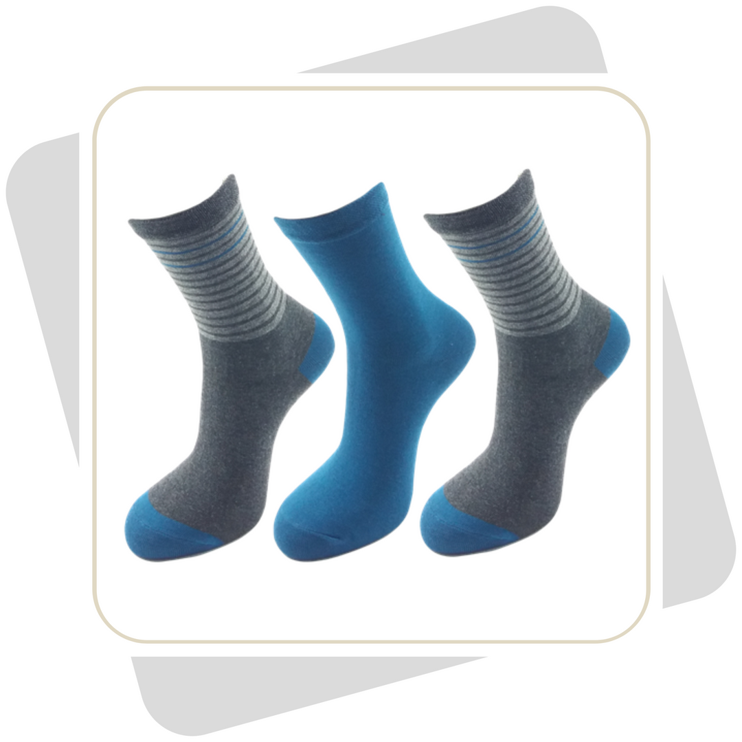 Damen Baumwollsocken / 3 Paar