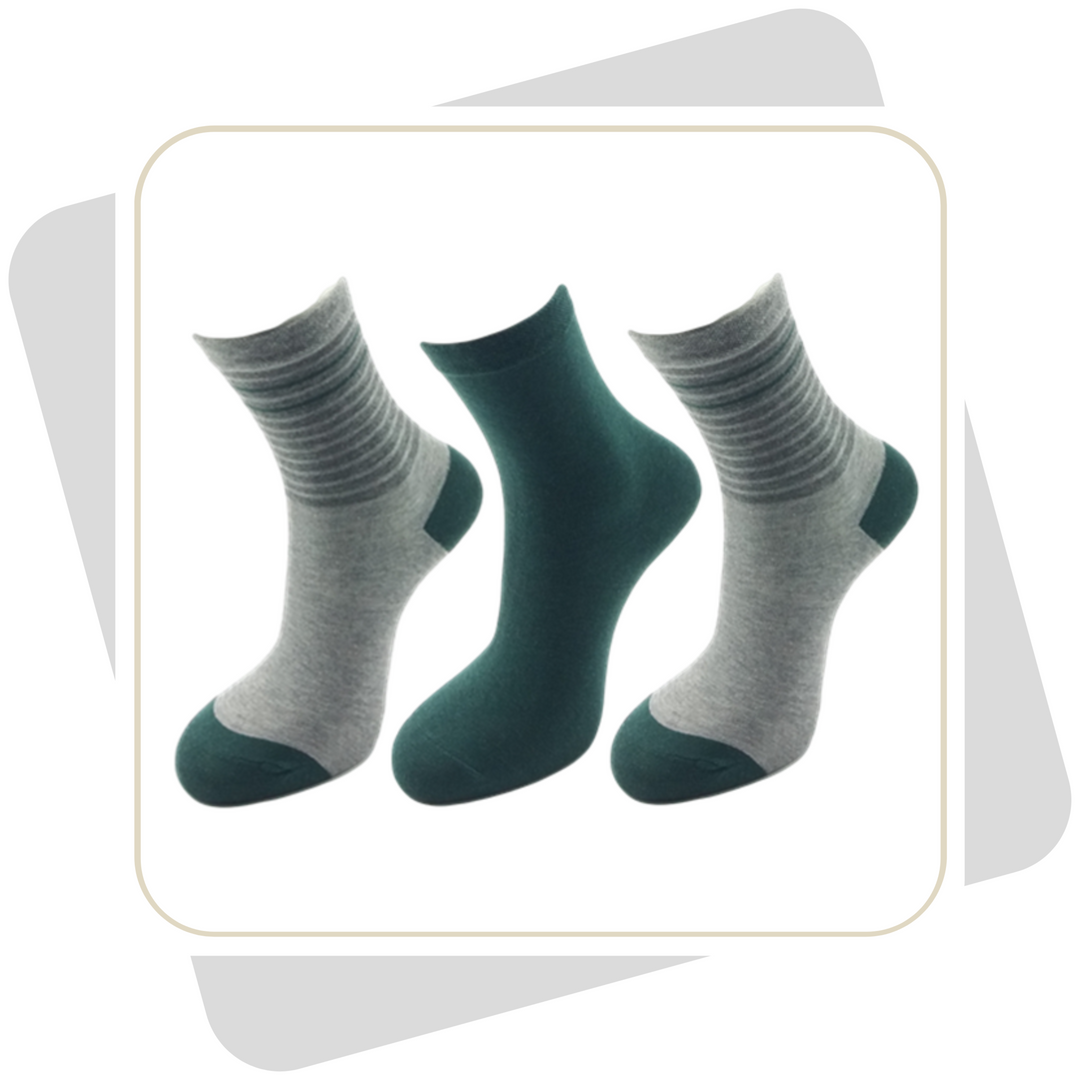 Damen Baumwollsocken / 3 Paar