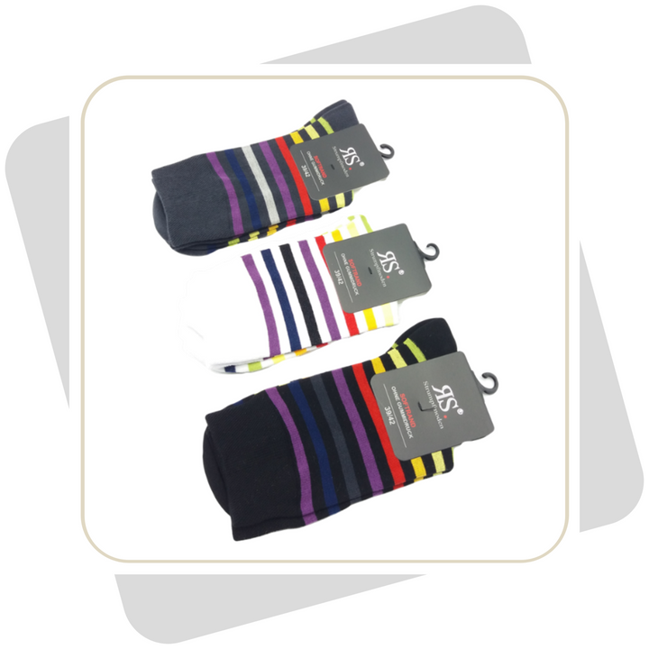 Damen Baumwollsocken / 3 Paar