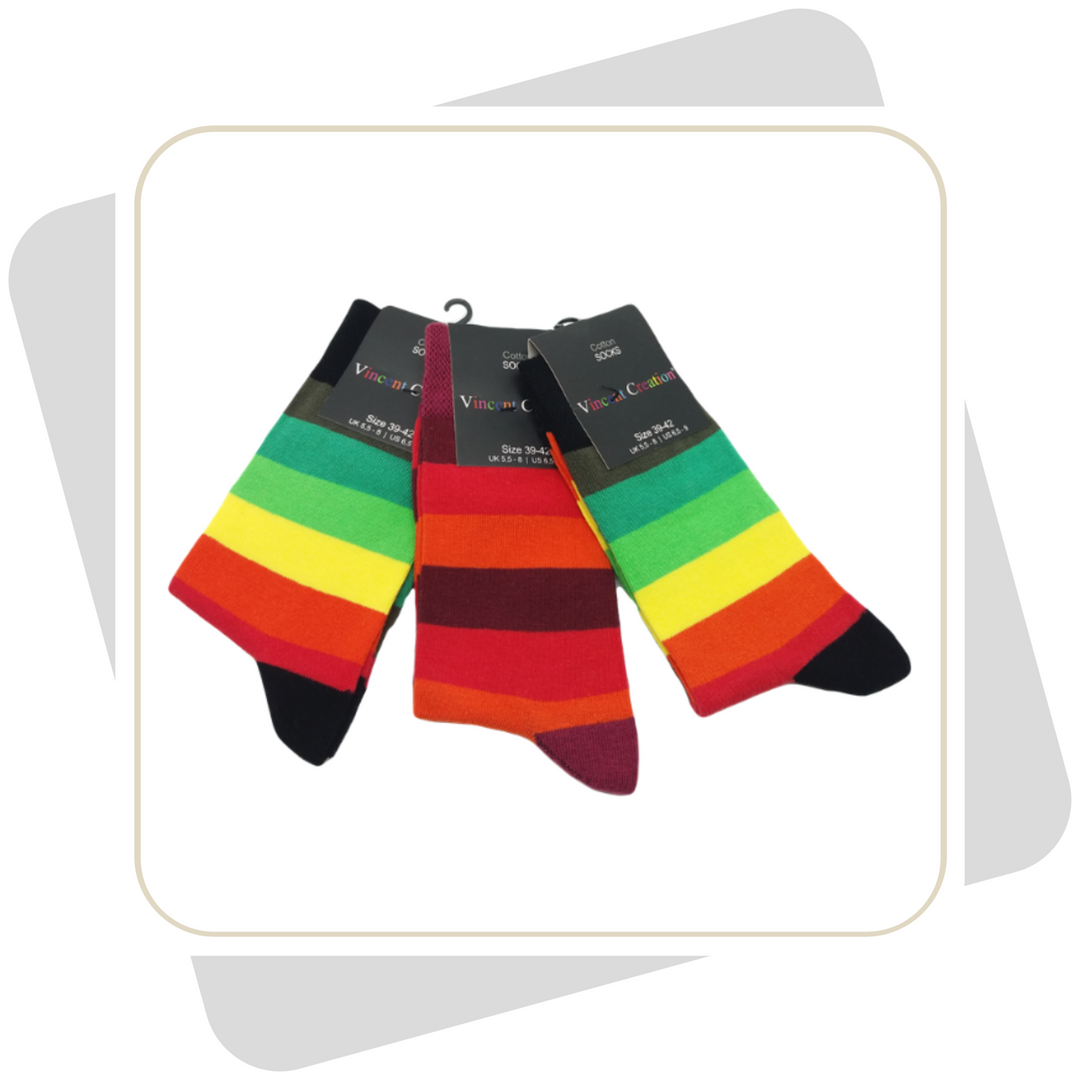 Damen Baumwollsocken / 3 Paar