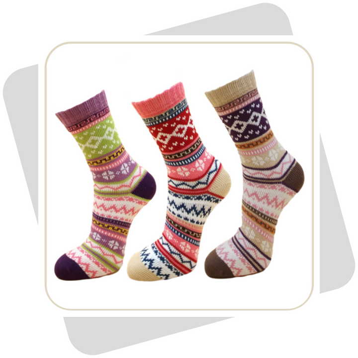 Damen Baumwollsocken, schwere Qualität / 3 Paar