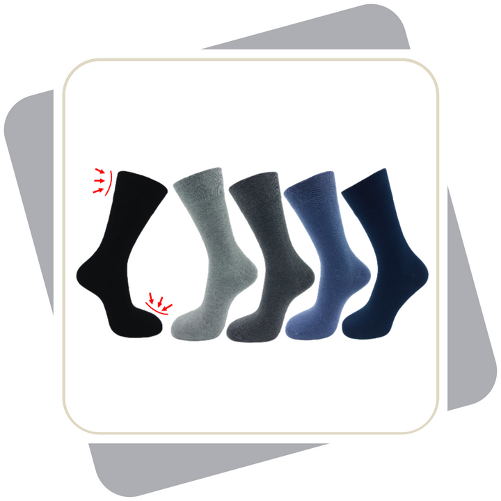 Damen Baumwollsocken ohne Gummi / 3 Paar