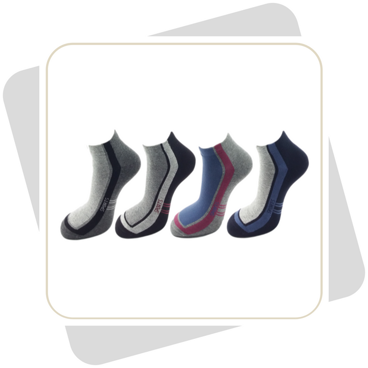 Herren Sneakersocken / 4 Paar