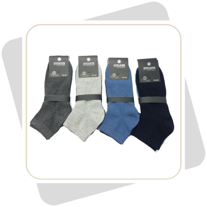 Herren Sneakersocken / 4 Paar