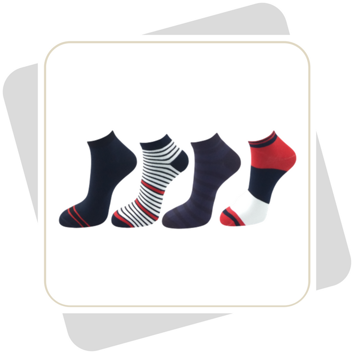 Herren Sneakersocken / 4 Paar