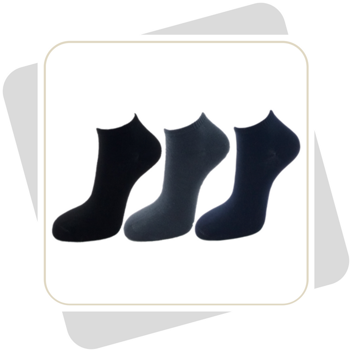 Herren Bambus Sneakersocken / 3 Paar