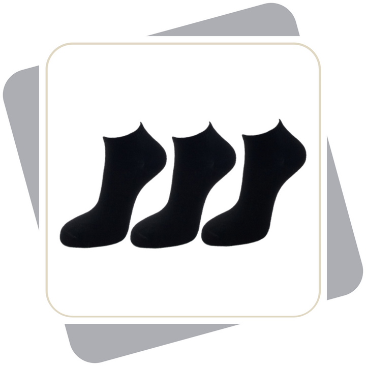 Herren Bambus Sneakersocken / 3 Paar