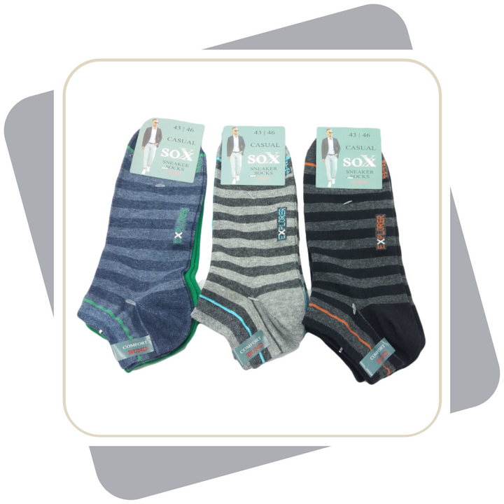 Herren Sneakersocken / 3 Paar