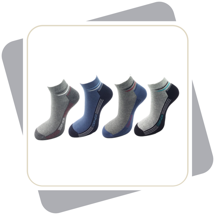 Herren Sneakersocken / 4 Paar