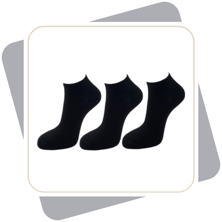 Herren Bambus Sneakersocken / 3 Paar