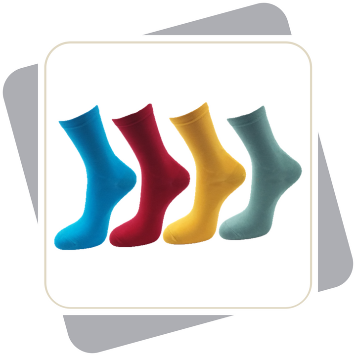 Damen Baumwollsocken mıt Viskose / 3 Paar