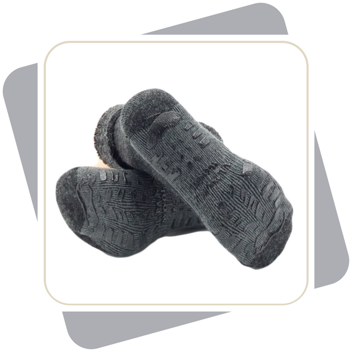 Herren Homesocks, ABS, mit Alpakawolle, extra-flauschig- gefüttert \ 2 Paar