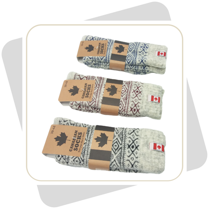 Herren Thermo-Wollsocken ,,CANADIAN SOCKS“ / 1 Paar