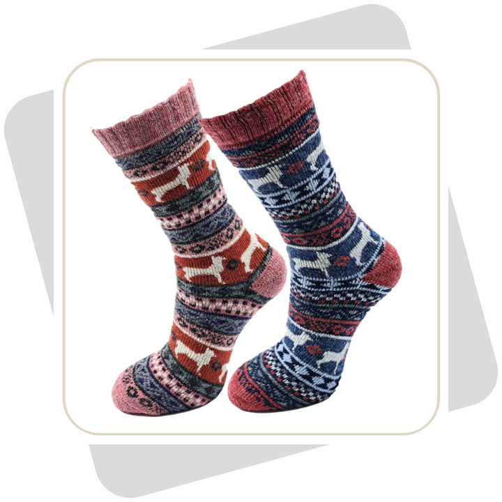 Herren Wollsocken mit Alpaka und Merinowolle, schwere Qualität \ 2 Paar