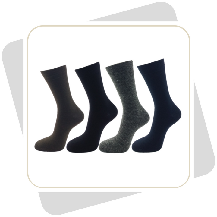 Herren Businesssocken mit Wolle, extra dünn \ 2 Paar