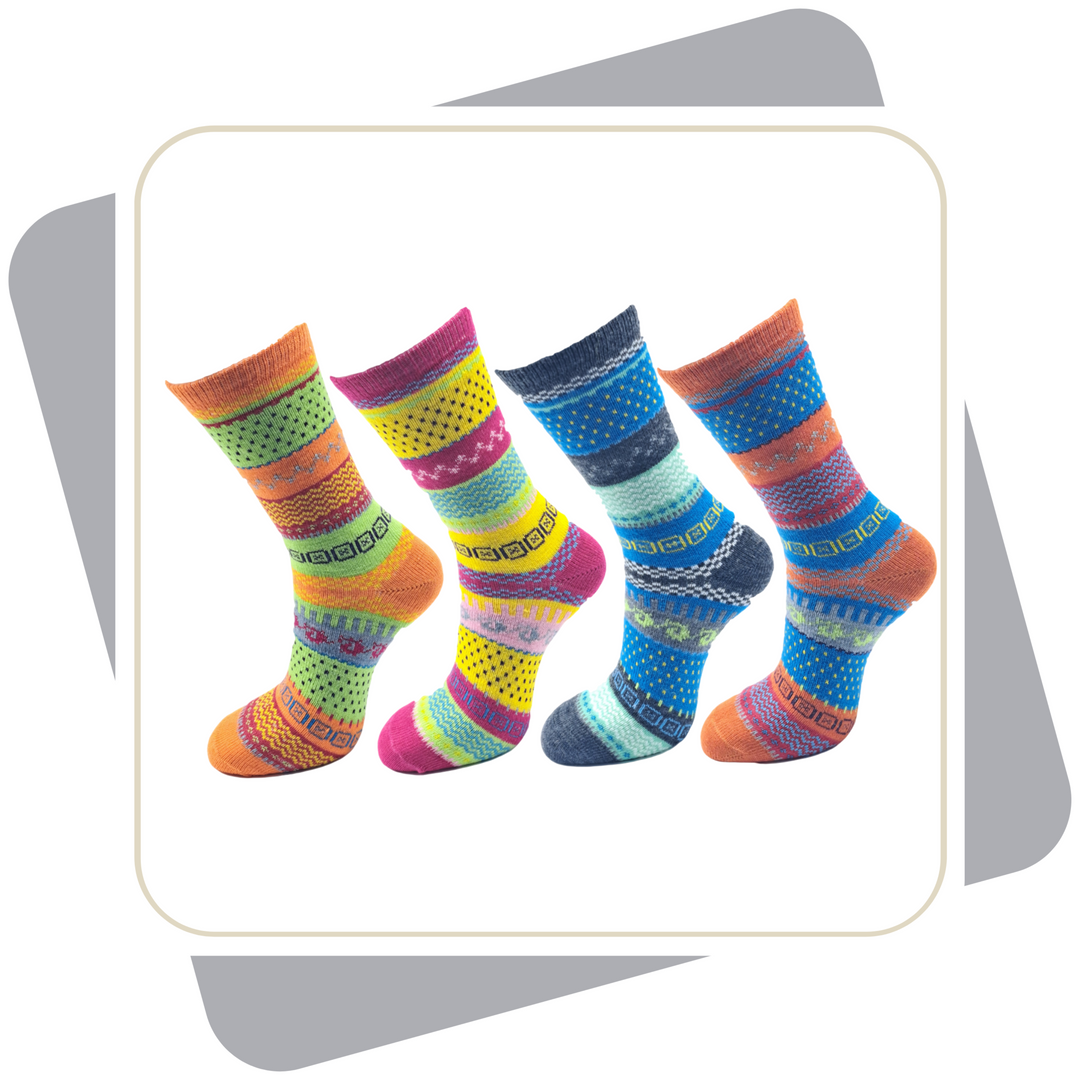 Herren Wollsocken, bunt \ 2 Paar