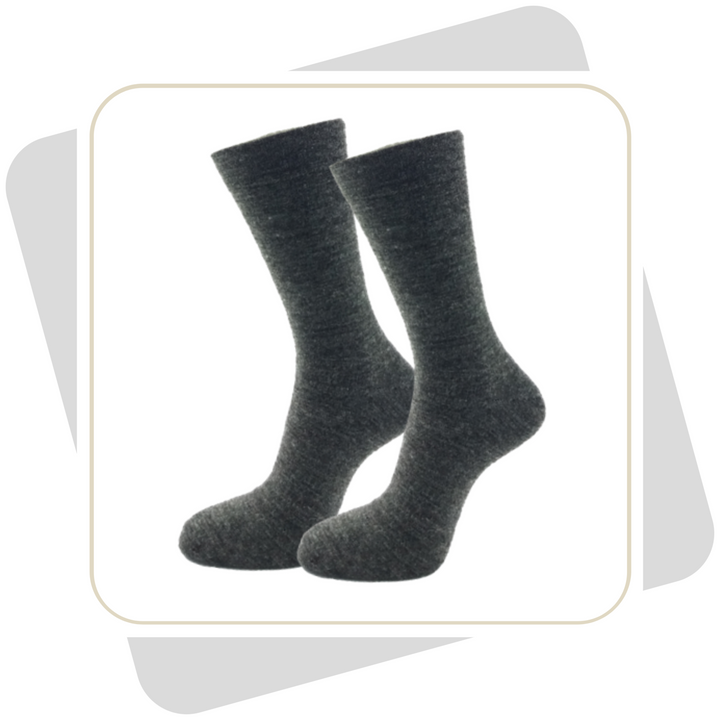 Herren Businesssocken mit Wolle, extra dünn \ 2 Paar