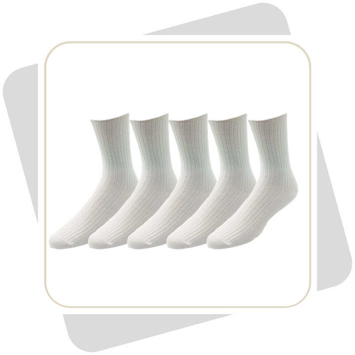 Herren Arztsocken aus 100% Baumwolle / 5 Paar