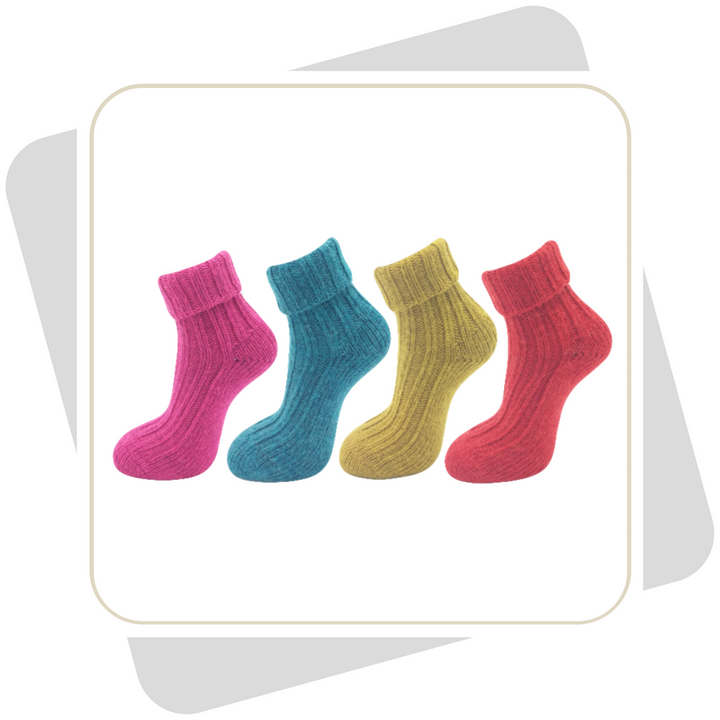 Damen Wollsocken mit Alpakawolle \ 2 Paar