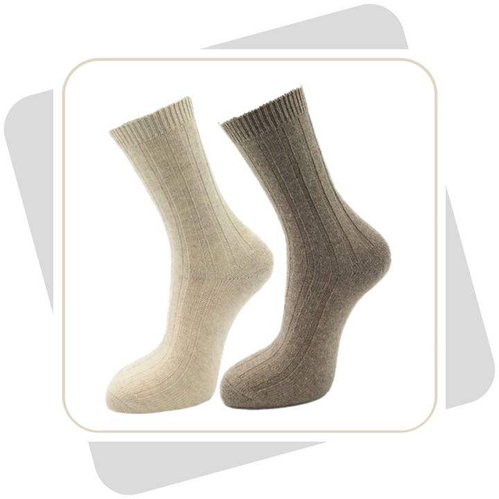 Damen Wintersocken mit Wolle \ 2 Paar