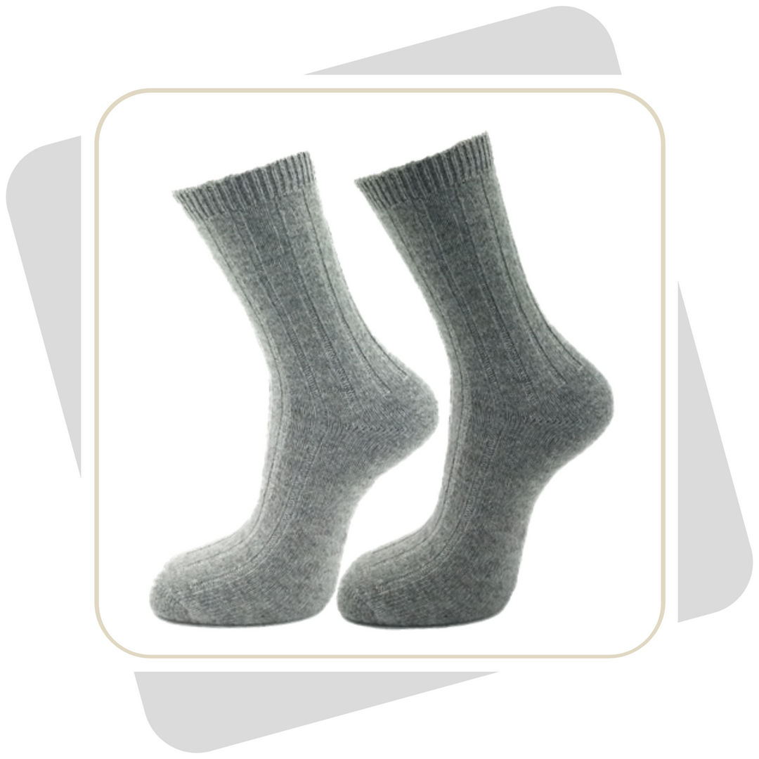 Damen Wintersocken mit Wolle \ 2 Paar