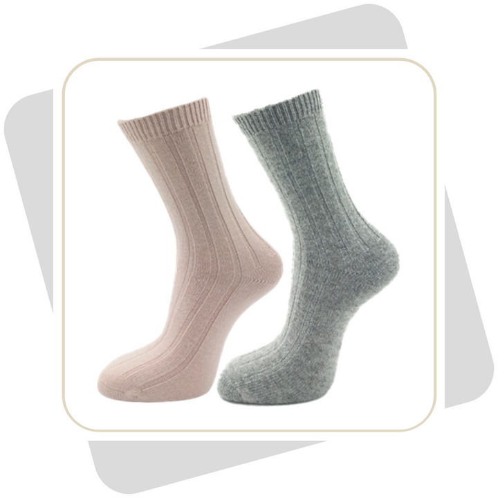 Damen Wintersocken mit Wolle \ 2 Paar