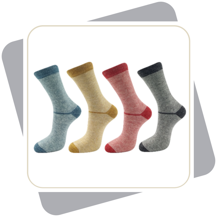 Damen Wollsocken mit Alpaka und Merinowolle, dünne Qualität / 2 Paar