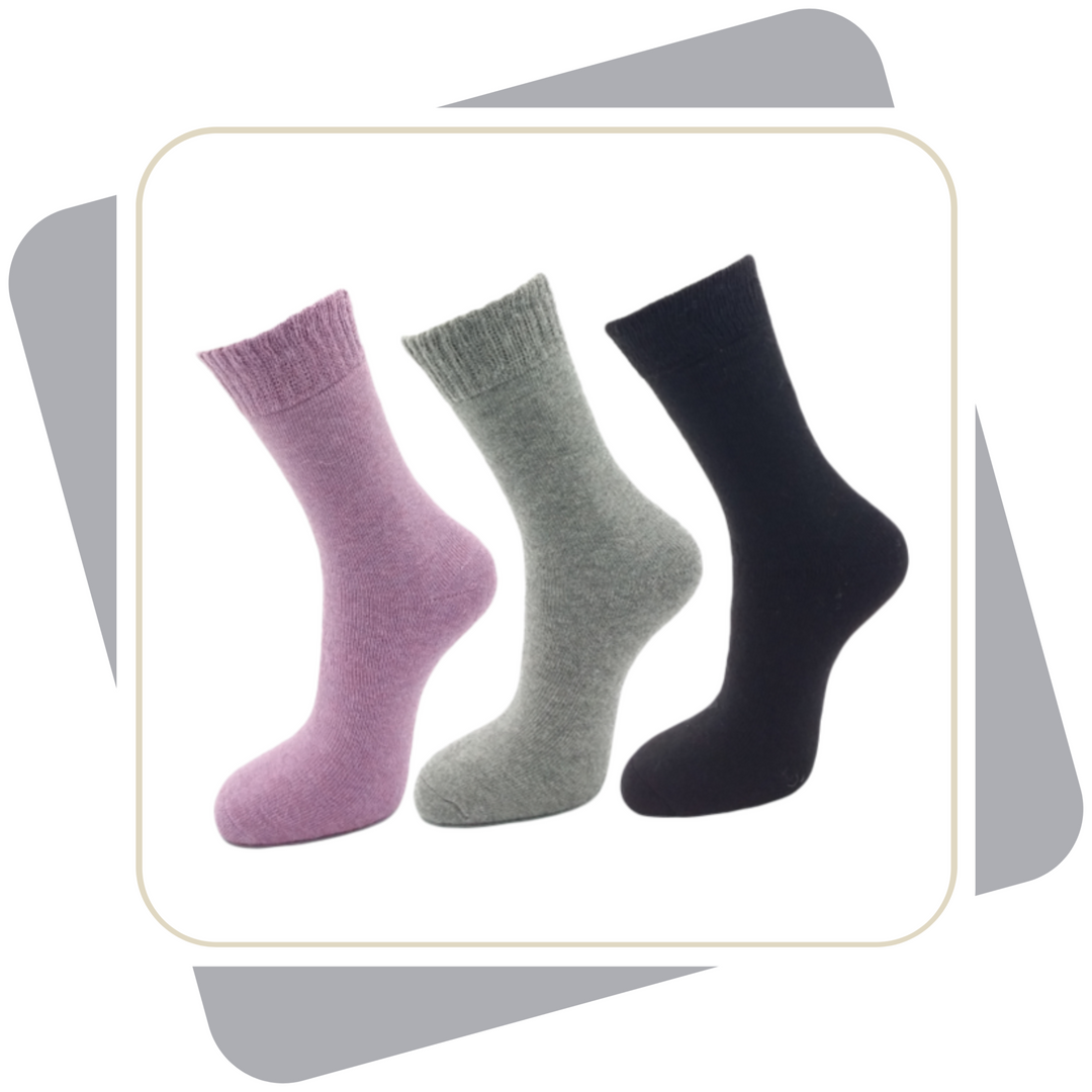 Damensocken mit Alpaka, dicke Qualität, extra soft /3 Paar