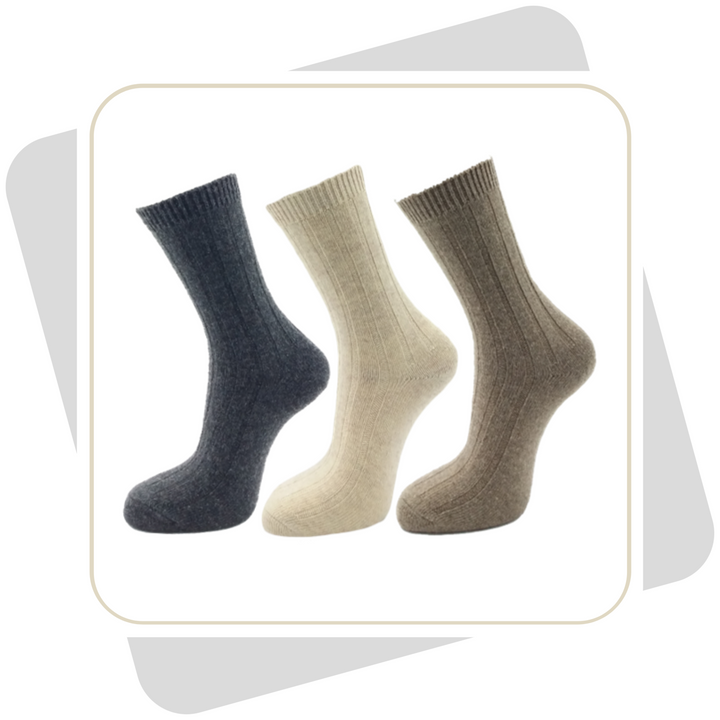 Damen Wintersocken mit Wolle \ 2 Paar