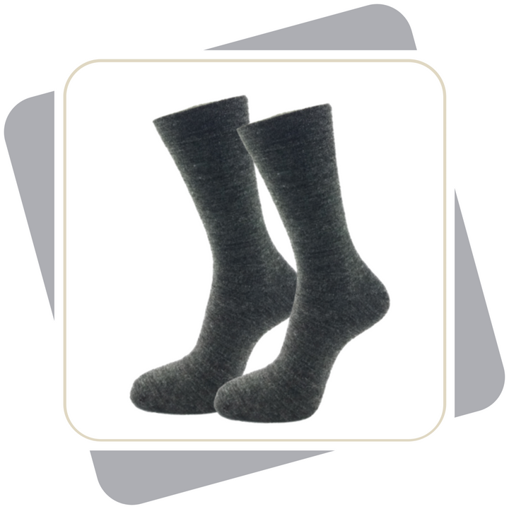 Damen Businesssocken mit Wolle, extra dünn \ 2 Paar