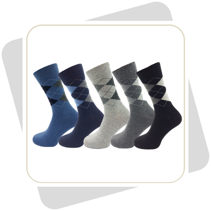 Herren Baumwollsocken / 5 Paar