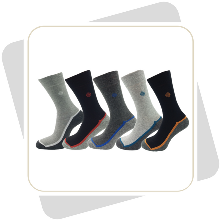 Herren Baumwollsocken / 5 Paar