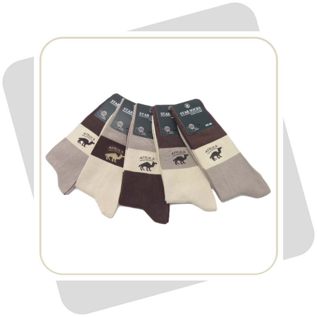 Herren Baumwollsocken / 5 Paar