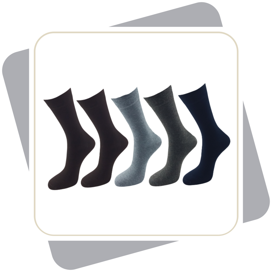 Herren Baumwollsocken / 5 Paar