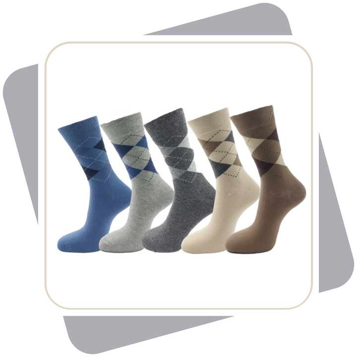 Herren Baumwollsocken / 5 Paar