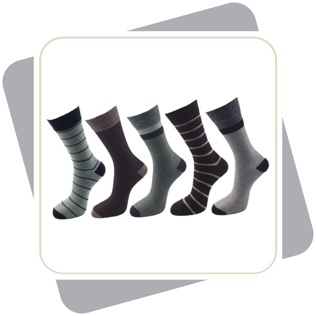 Herren Baumwollsocken / 5 Paar