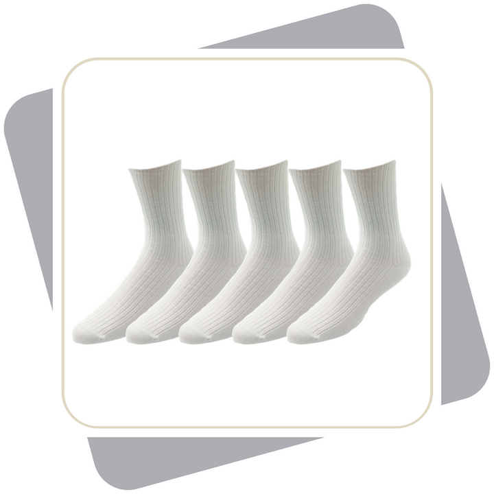 Herren  Arztsocken aus 100% Baumwolle / 5 Paar