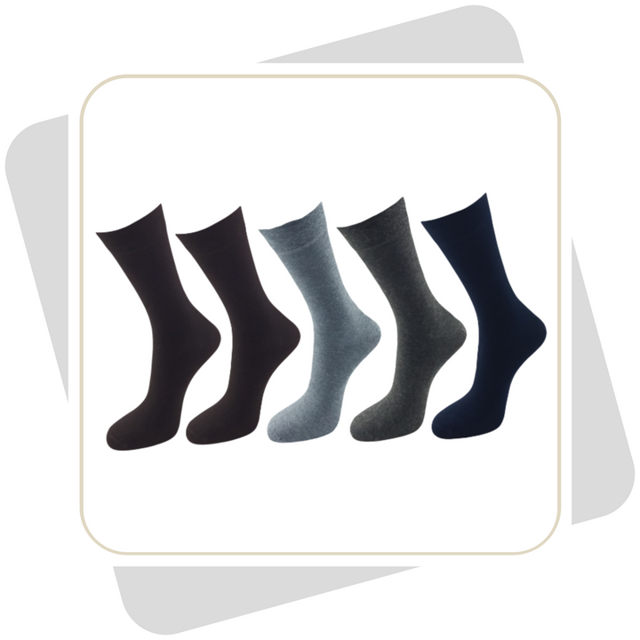 Herren Baumwollsocken / 5 Paar