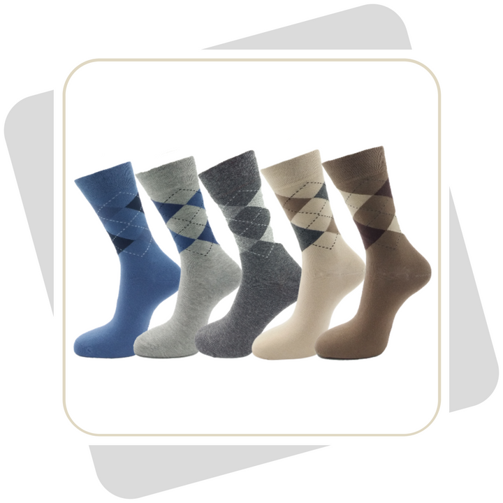 Herren Baumwollsocken / 5 Paar