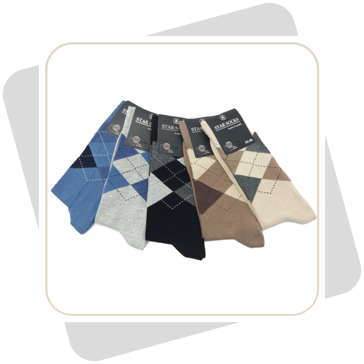 Herren Baumwollsocken / 5 Paar