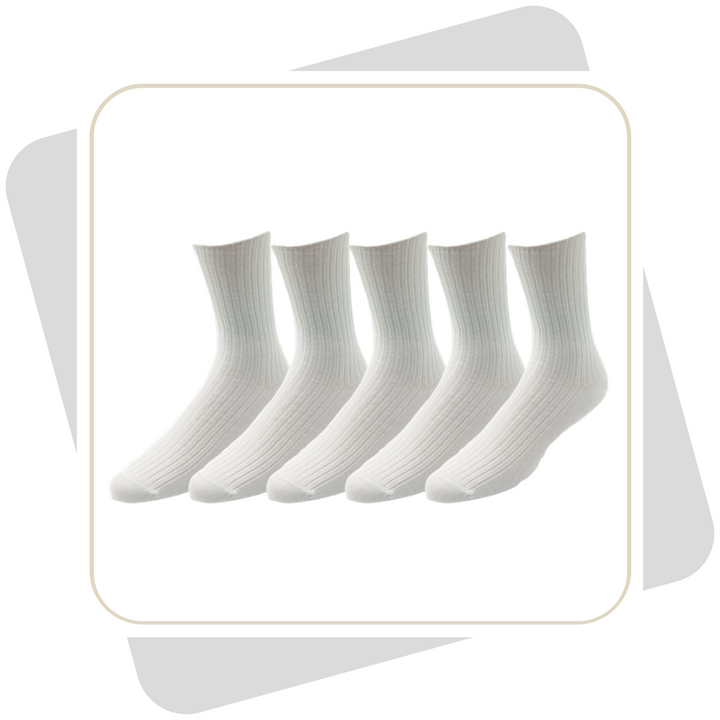 Herren Arztsocken aus 100% Baumwolle / 5 Paar