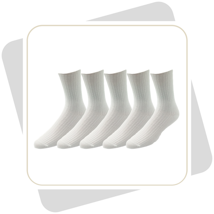 Damen Arztsocken aus 100% Baumwolle / 5 Paar