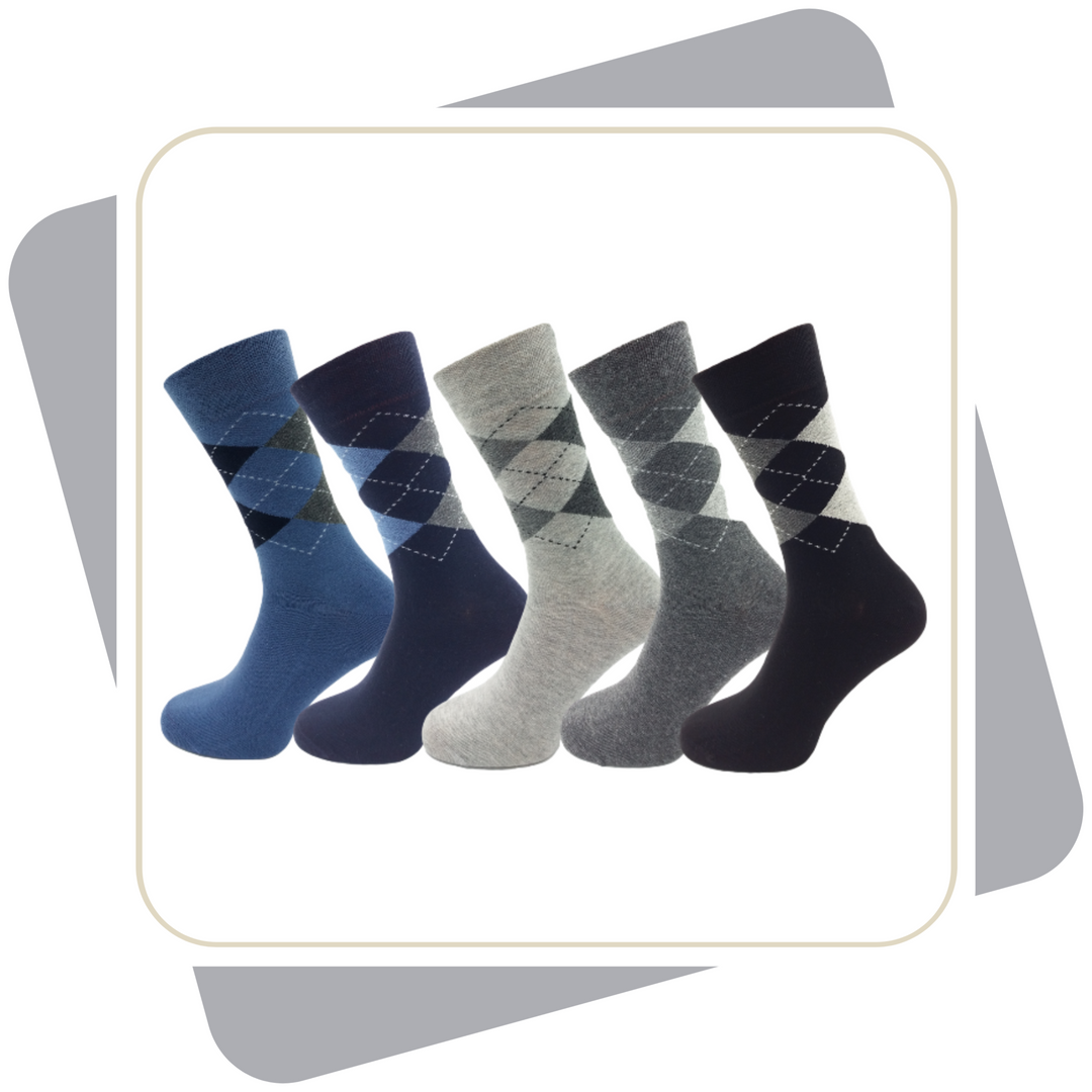 Herren Baumwollsocken / 5 Paar